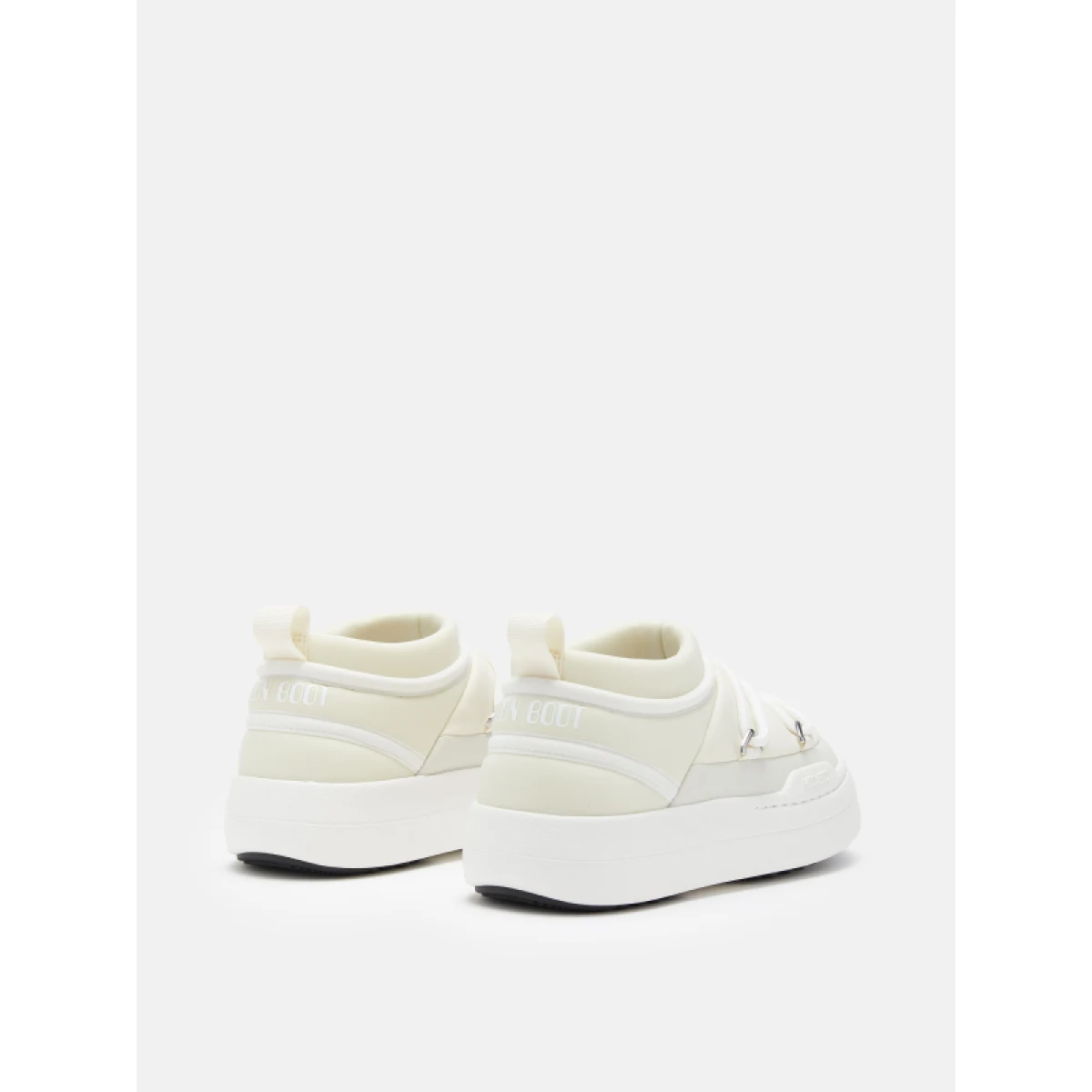 Juniorské nízke zimné topánky MOON BOOT MB JR PARK ICON L002 CREAM · záber 2