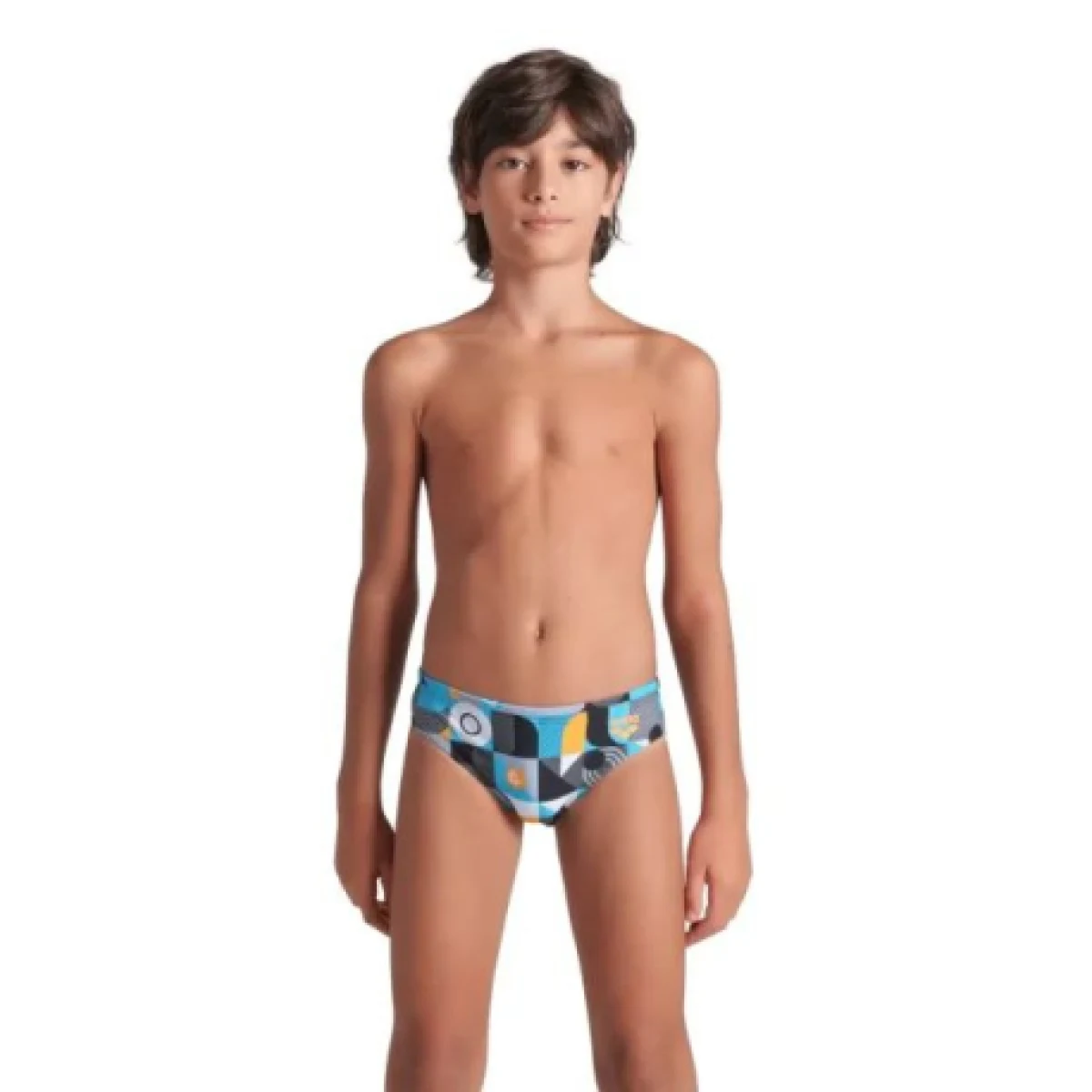 Chlapčenské plavecké plavky ARENA BOYS WALLPAPER BRIEFS-BLACK MULTI · záber 1