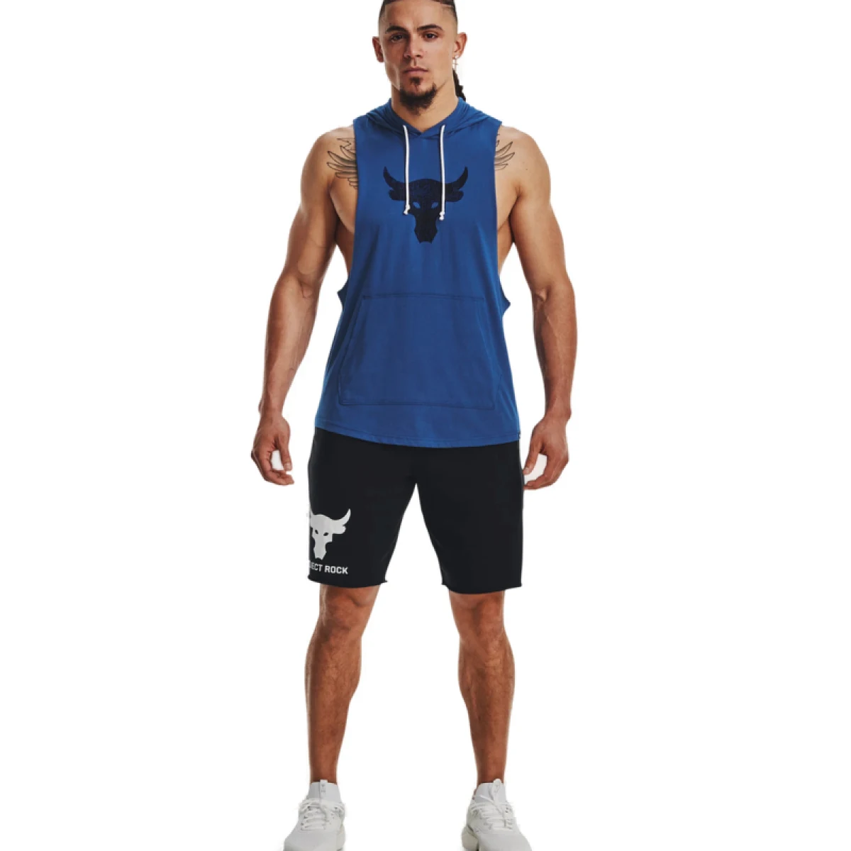 Pánske tričko bez rukávov UNDER ARMOUR PROJECT ROCK UA PROJECT ROCK BSR BULL SL HD-BLU · záber 4