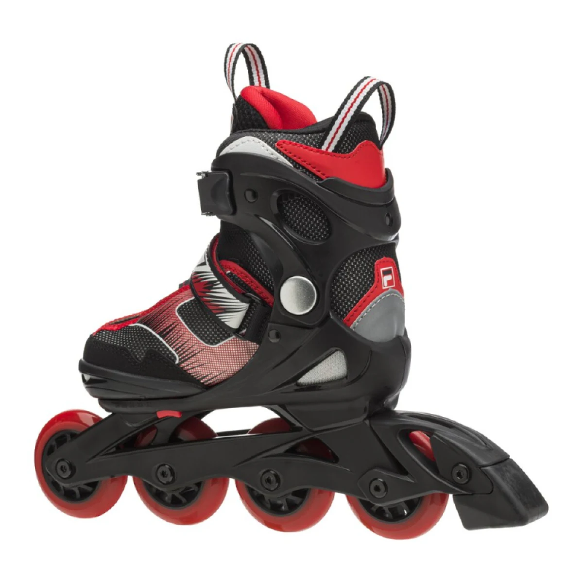 Chlapčenské kolieskové korčule FILA SKATES J-One Jr black red · záber 4
