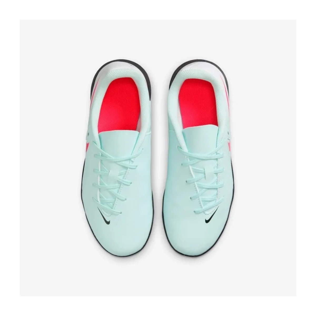 Chlapčenské futbalové kopačky turfy NIKE Phantom GX 2 Academy Jr TF mint off noir atomic red · záber 5