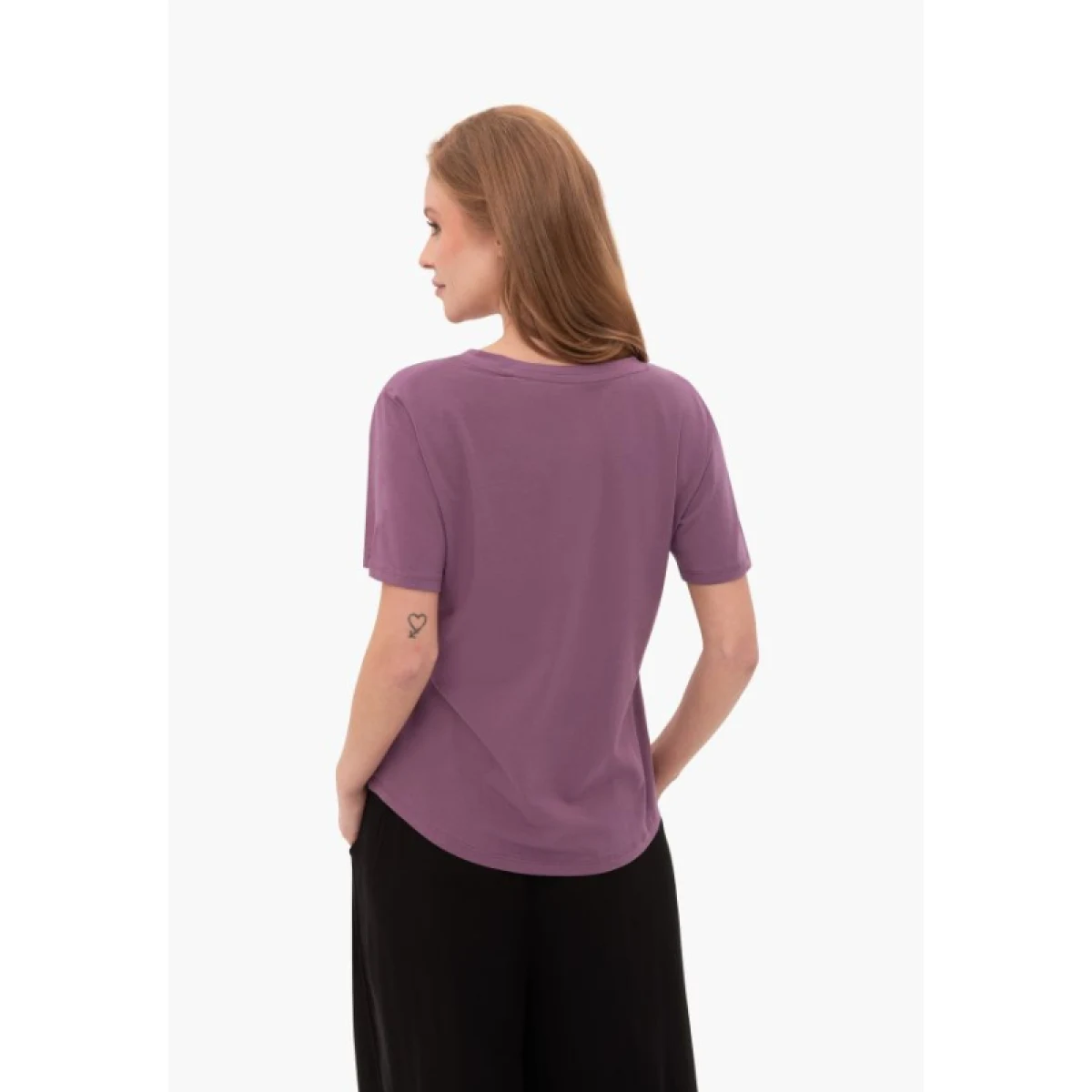Dámske tričko s krátkym rukávom VOLCANO LEA-402-VIOLET · záber 4