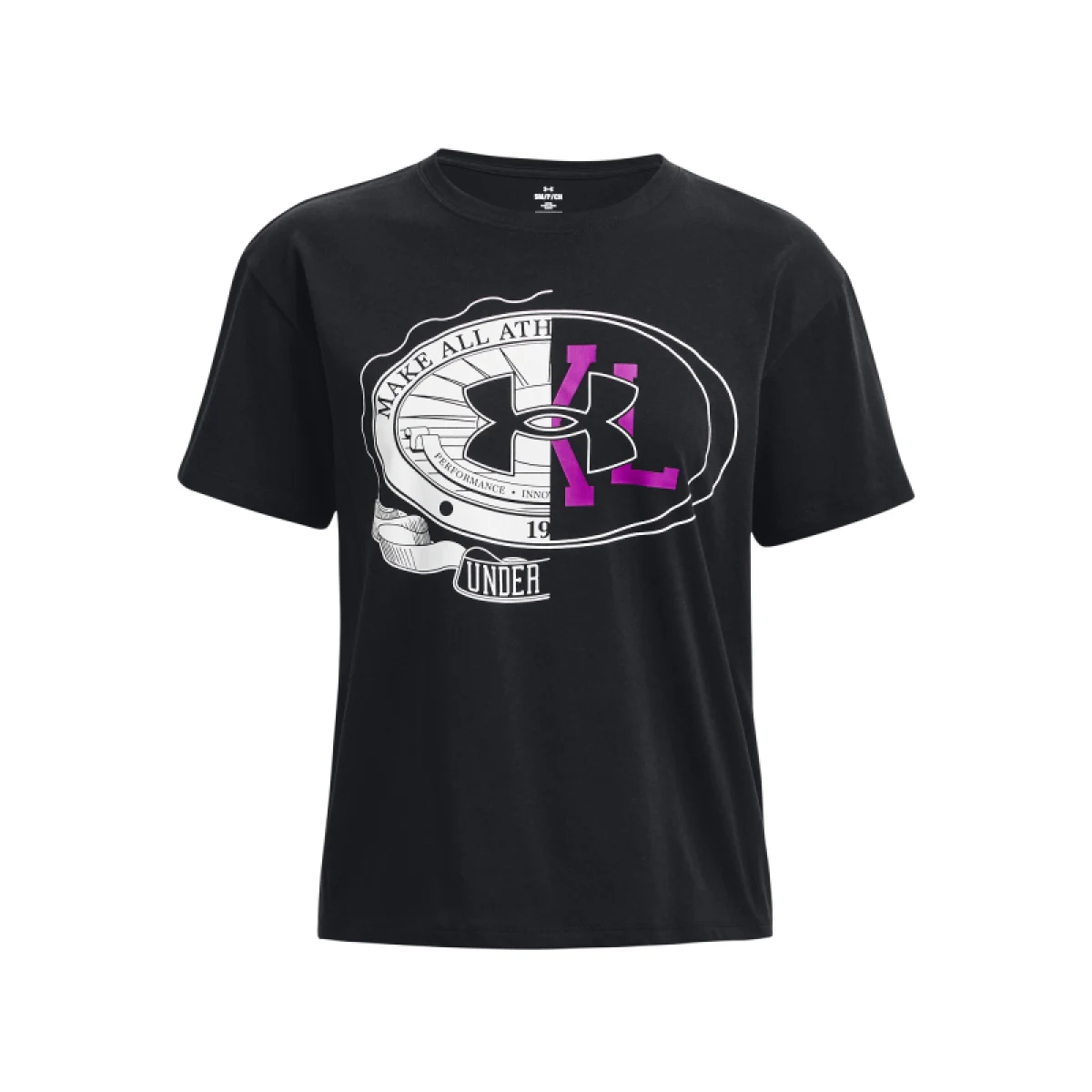 Dámske tréningové tričko s krátkym rukávom UNDER ARMOUR UA MAKE ALL HEAVYWEIGHT SS -BLK · záber 5