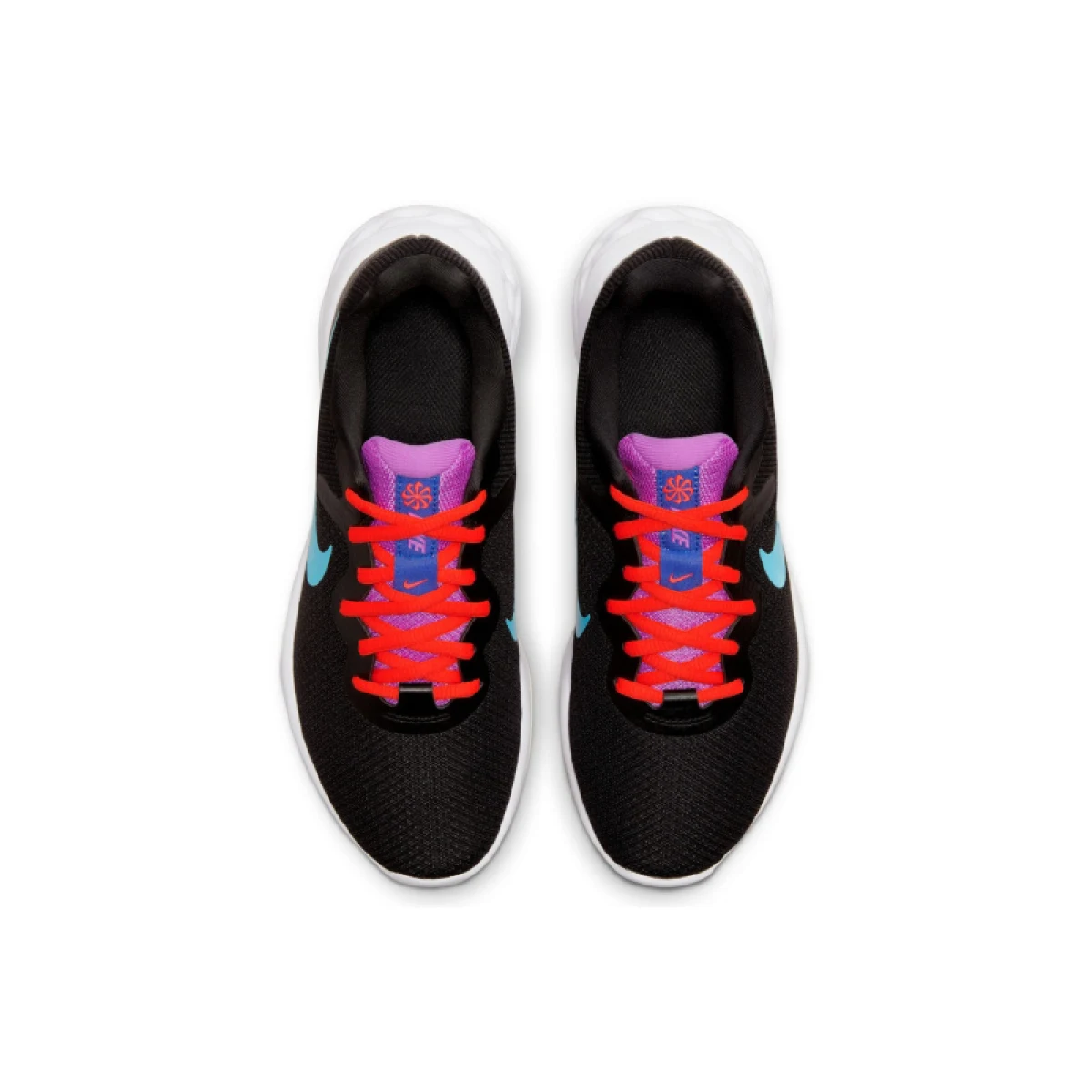 Dámska športová obuv (tréningová) NIKE Revolution 6 black baltic blue bright crimson · záber 5