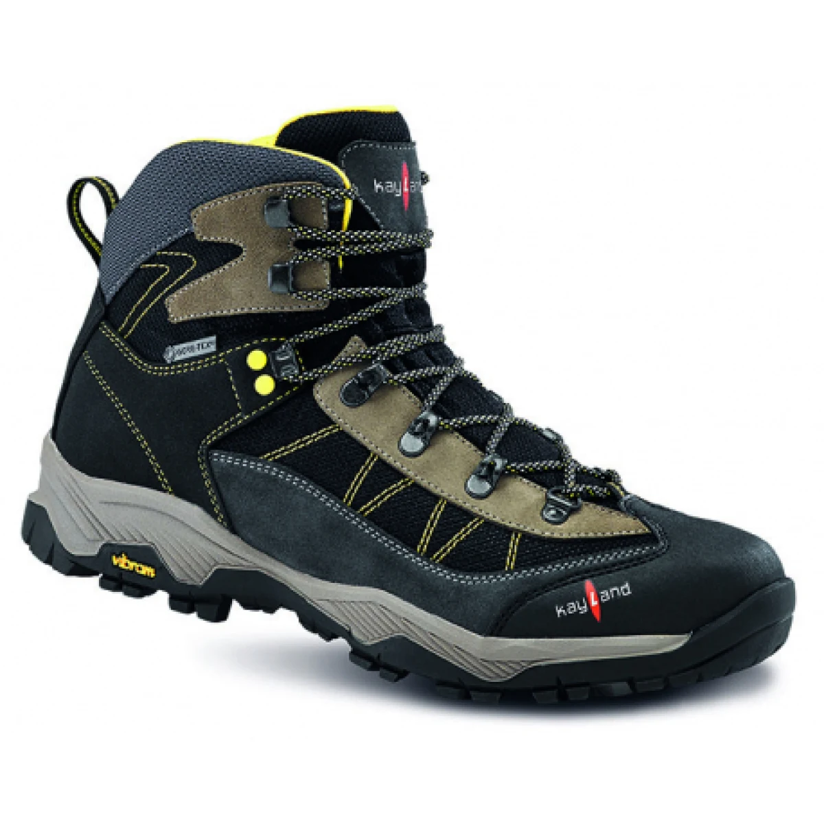 Pánska vysoká turistická obuv KAYLAND TAIGA GTX BLACK ALMOND · záber 1