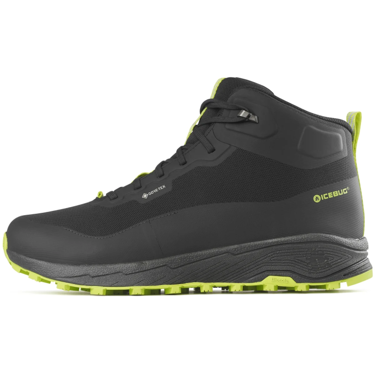Pánske členkové zimné topánky ICEBUG Haze M Mid Biosole GTX black poison · záber 2