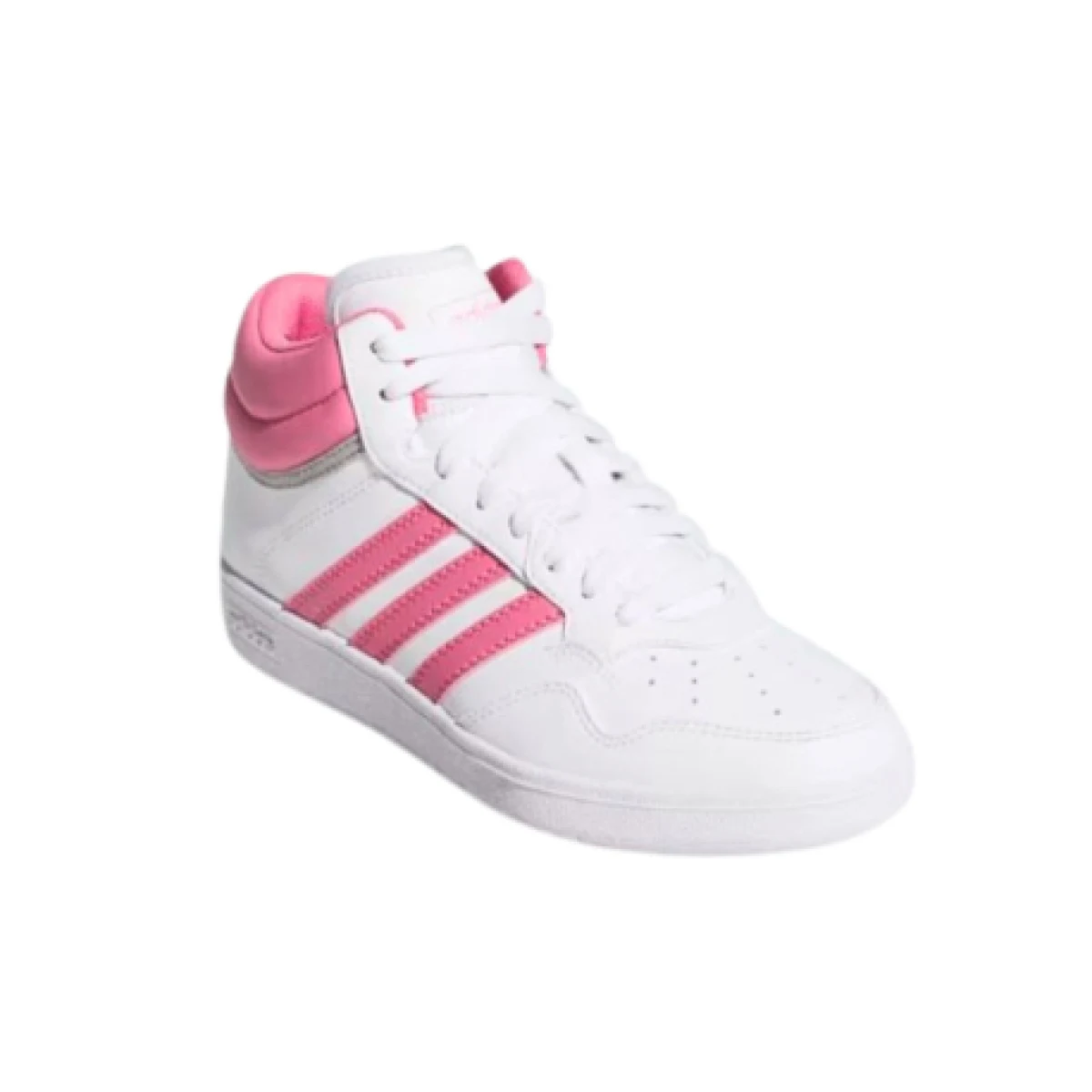 Dievčenská rekreačná obuv ADIDAS Hoops 4.0 Mid Jr cloud white pink fuchsia grey two · záber 1