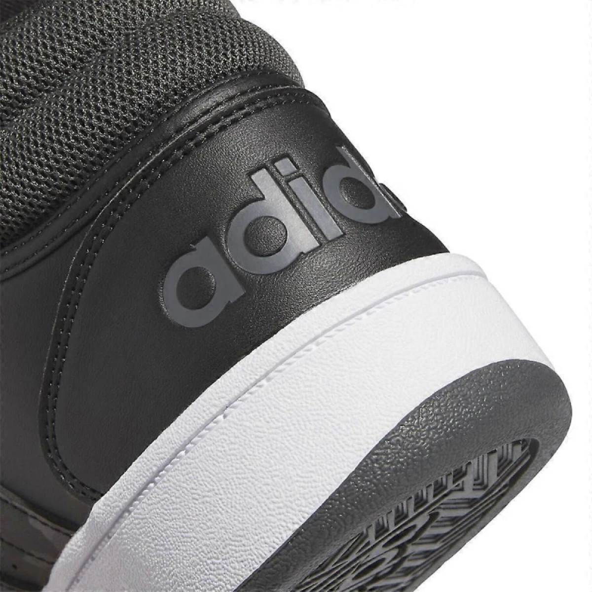 Pánske členkové zimné topánky ADIDAS Hoops 3.0 Mid WTR core black grey six cloud white · záber 5
