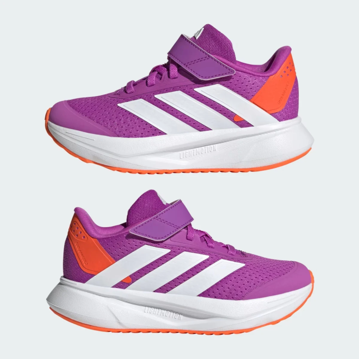 Dievčenská športová obuv (tréningová) ADIDAS Duramo SL2 K purple burst cloud white impact orange · záber 5