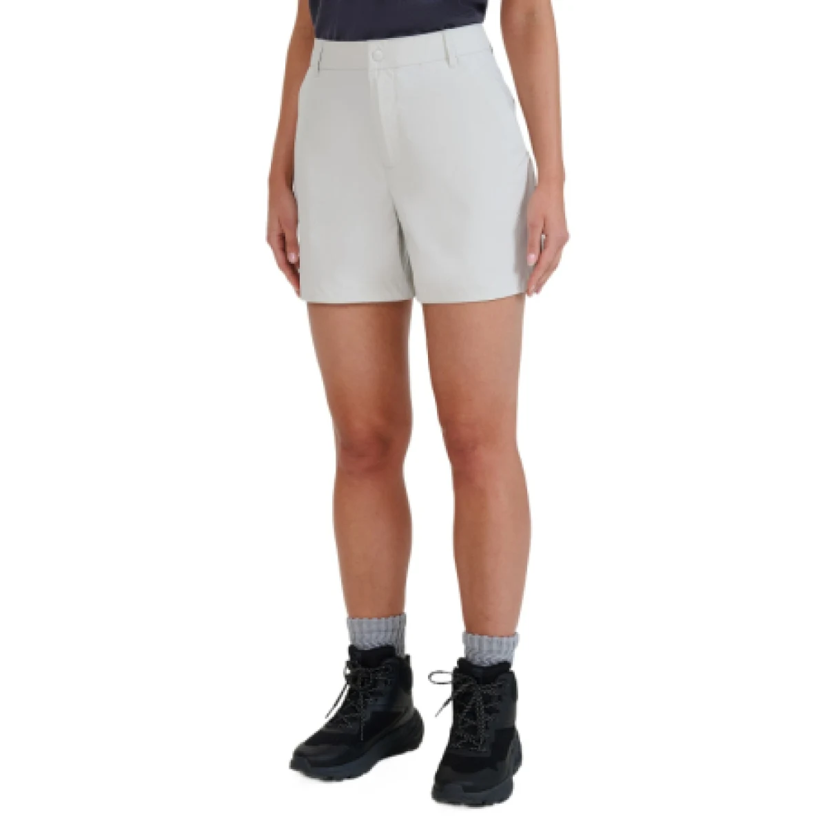 Dámske turistické kraťasy 4F SHORTS FNK-WSS25TFSHF0994-27S-COLD LIGHT GREY · záber 1