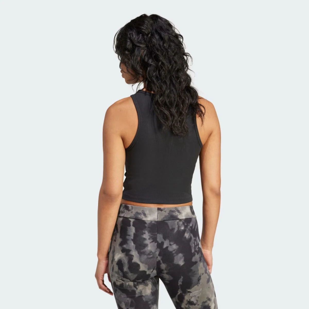 Dámske tielko ADIDAS ORIGINALS ESS RIB TANK-BLACK · záber 5