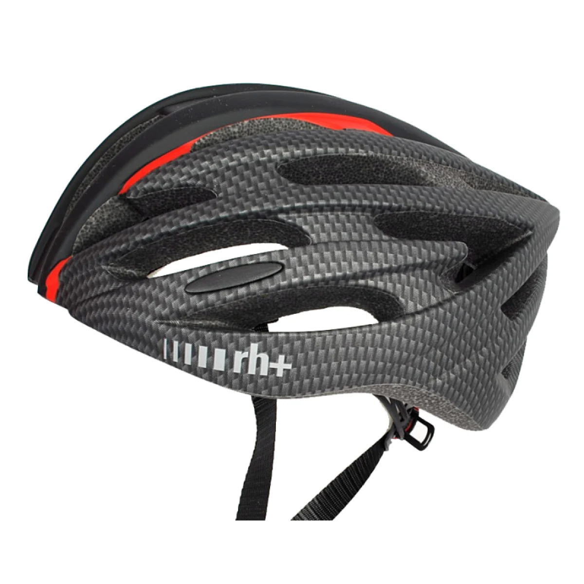 Cyklistická prilba RH+ Z Zero, matt black matt red matt dark · záber 2