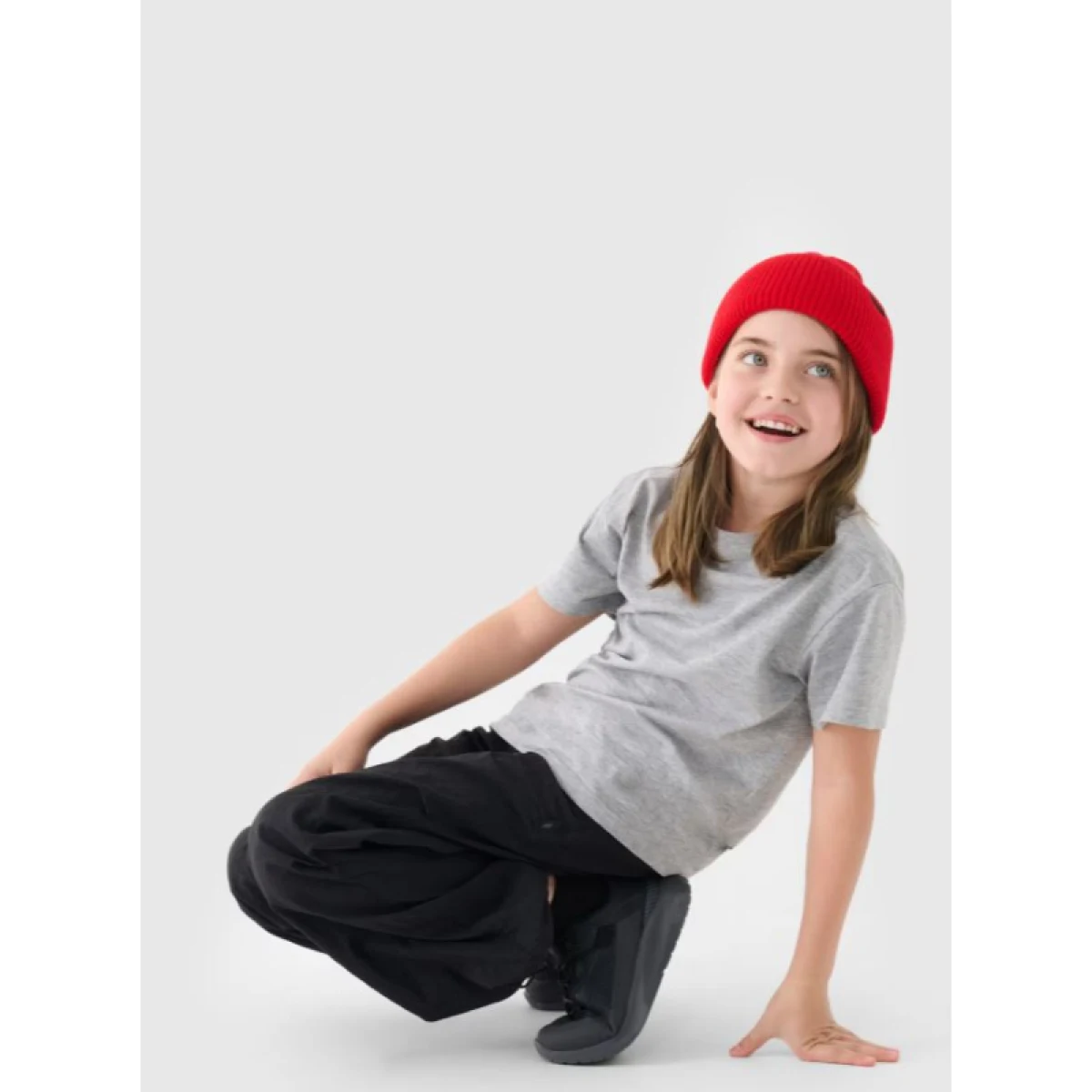 Juniorské tričko s krátkym rukávom 4F JUNIOR TSHIRT 4FJWAW24TTSHU1802 M2186-12S-CREME · záber 3