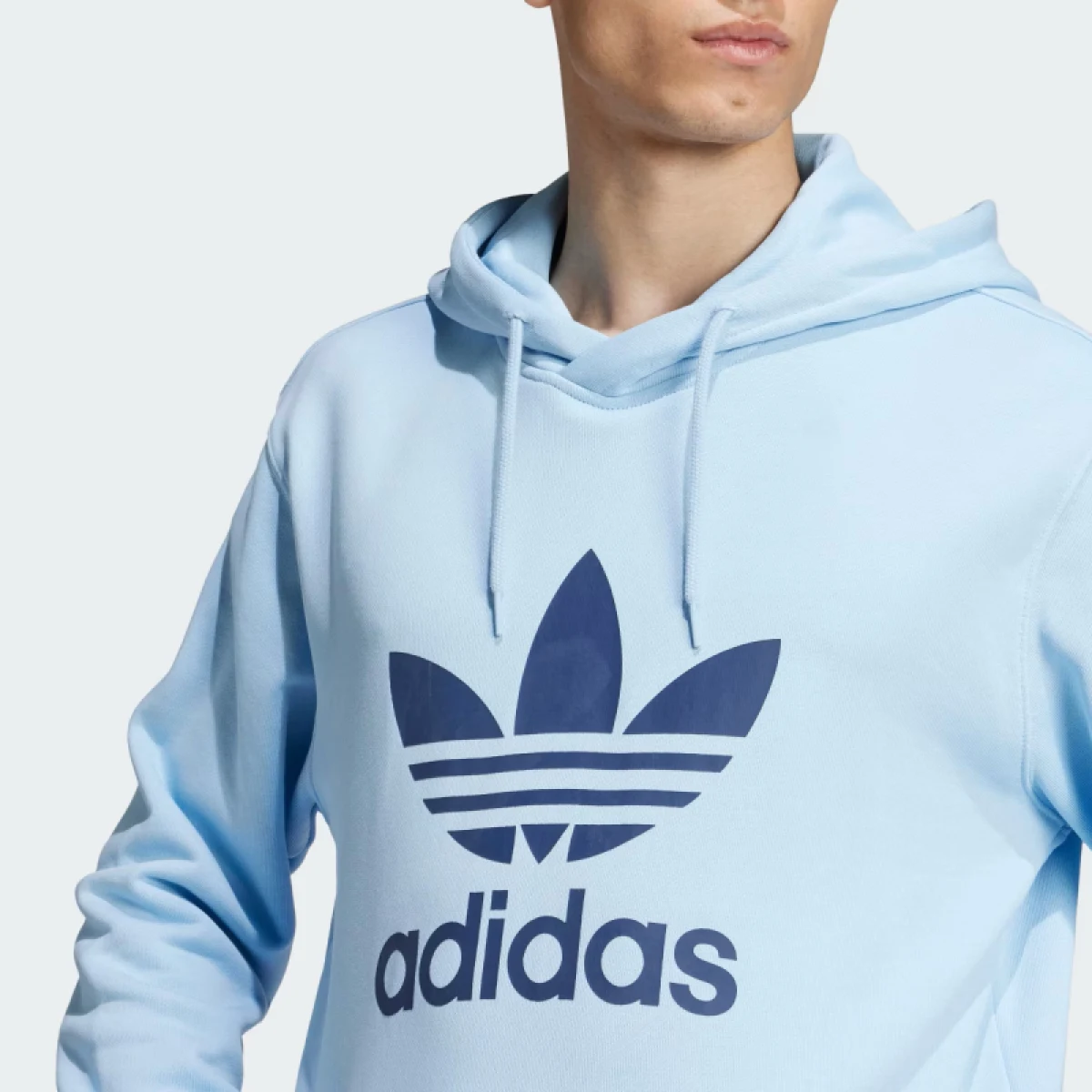 Pánska mikina s kapucňou ADIDAS ORIGINALS TREFOIL HOODY-CLESKY · záber 5