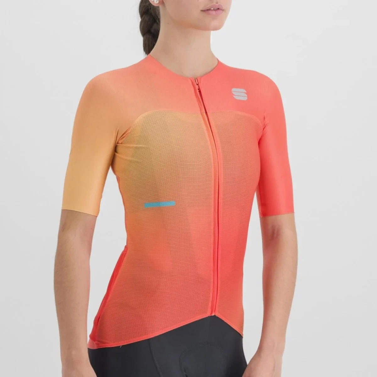 Dámsky cyklistický dres s krátkym rukávom SPORTFUL Light pro w jersey, shaded pompelmo · záber 5