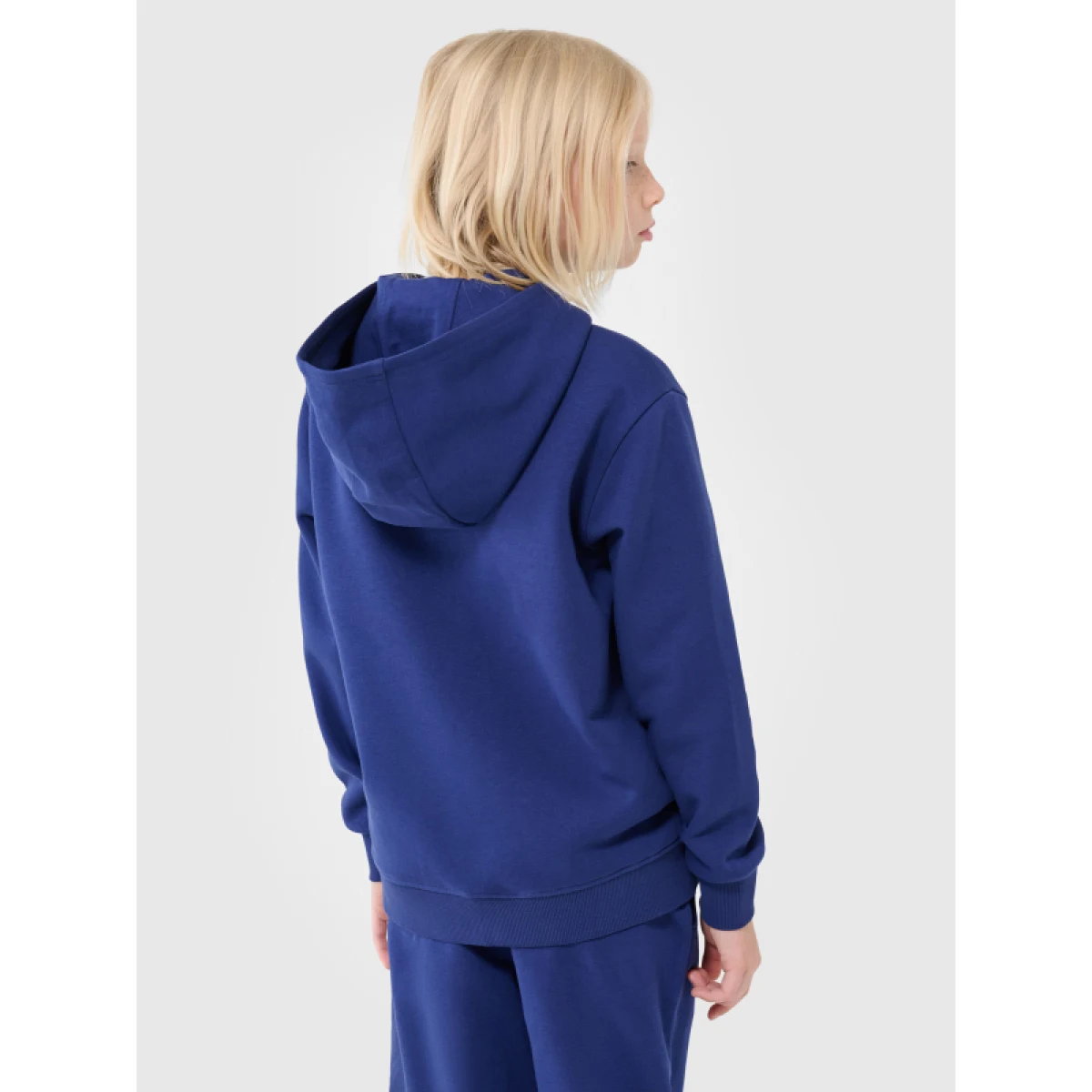 Chlapčenská mikina so zipsom 4F JUNIOR SWEATSHIRT-JWSS25TSWSM1851-36S-BLUE · záber 5