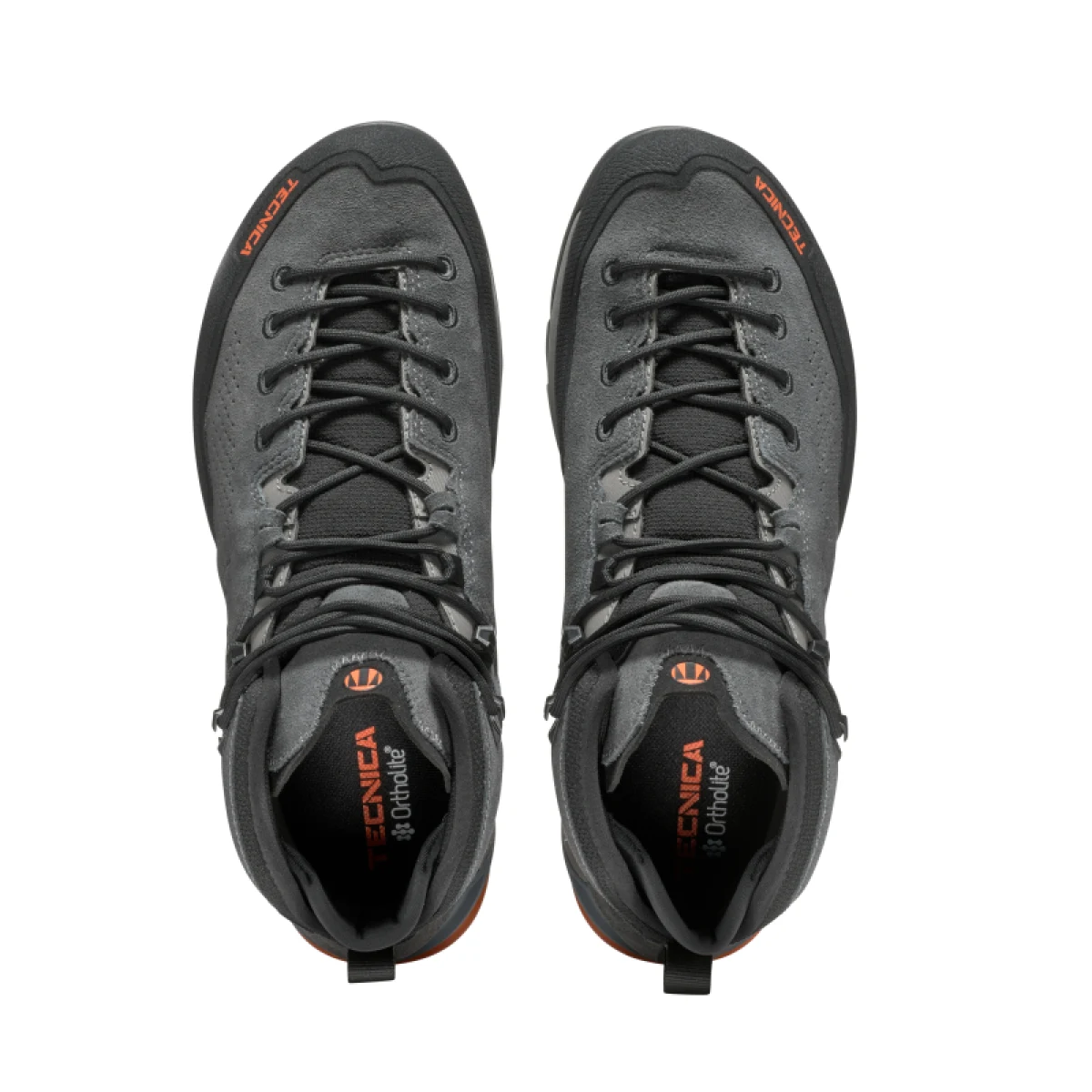 Pánska členková turistická celokožená obuv TECNICA Sulfur MID GTX Ms, dark grey orange · záber 5