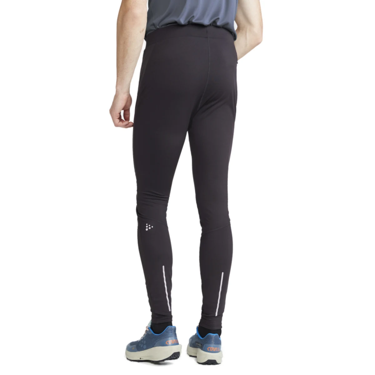 Pánske bežecké zateplené legíny CRAFT ADV ESSENCE WARM WIND TIGHTS 2 M-992000-Slate · záber 2