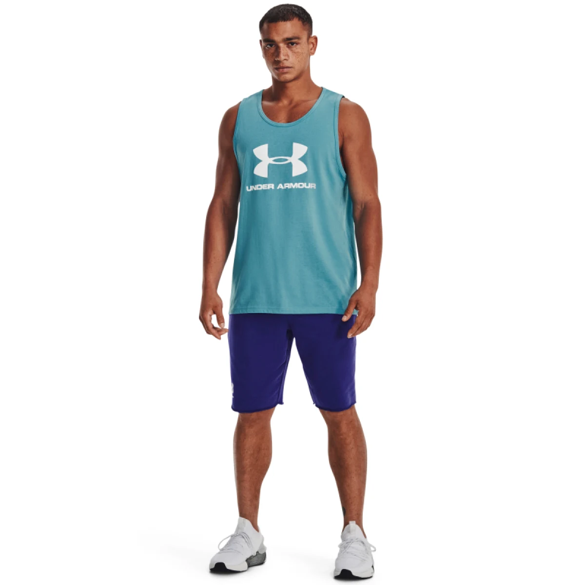 Pánske teplákové kraťasy UNDER ARMOUR UA RIVAL TERRY SHORT-BLU 468 · záber 4