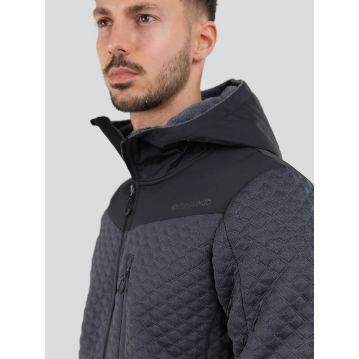 Pánska mikina so zipsom FUNDANGO Ashford Insulated Fleece Jacket-755-steel · záber 5