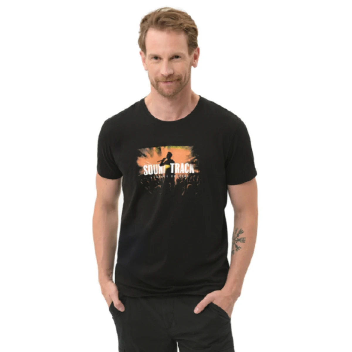 Pánske tričko s krátkym rukávom VOLCANO FESTIVAL-700-BLACK · záber 1