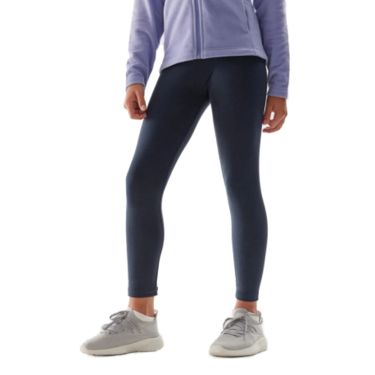 Dievčenské legíny 4F JUNIOR TIGHTS-JAW23TTIGF093-31S-NAVY · záber 1