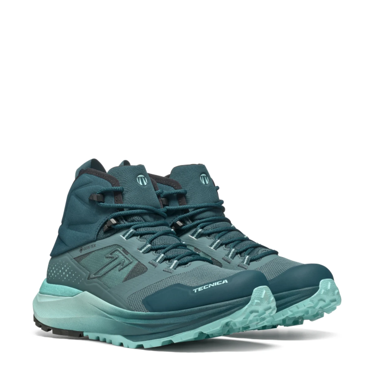 Dámska členková turistická obuv TECNICA Agate S MID GTX, dark blue light blue · záber 4