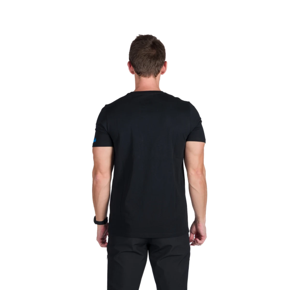 Pánske turistické tričko s krátkym rukávom NORTHFINDER FRANZ-269black · záber 3