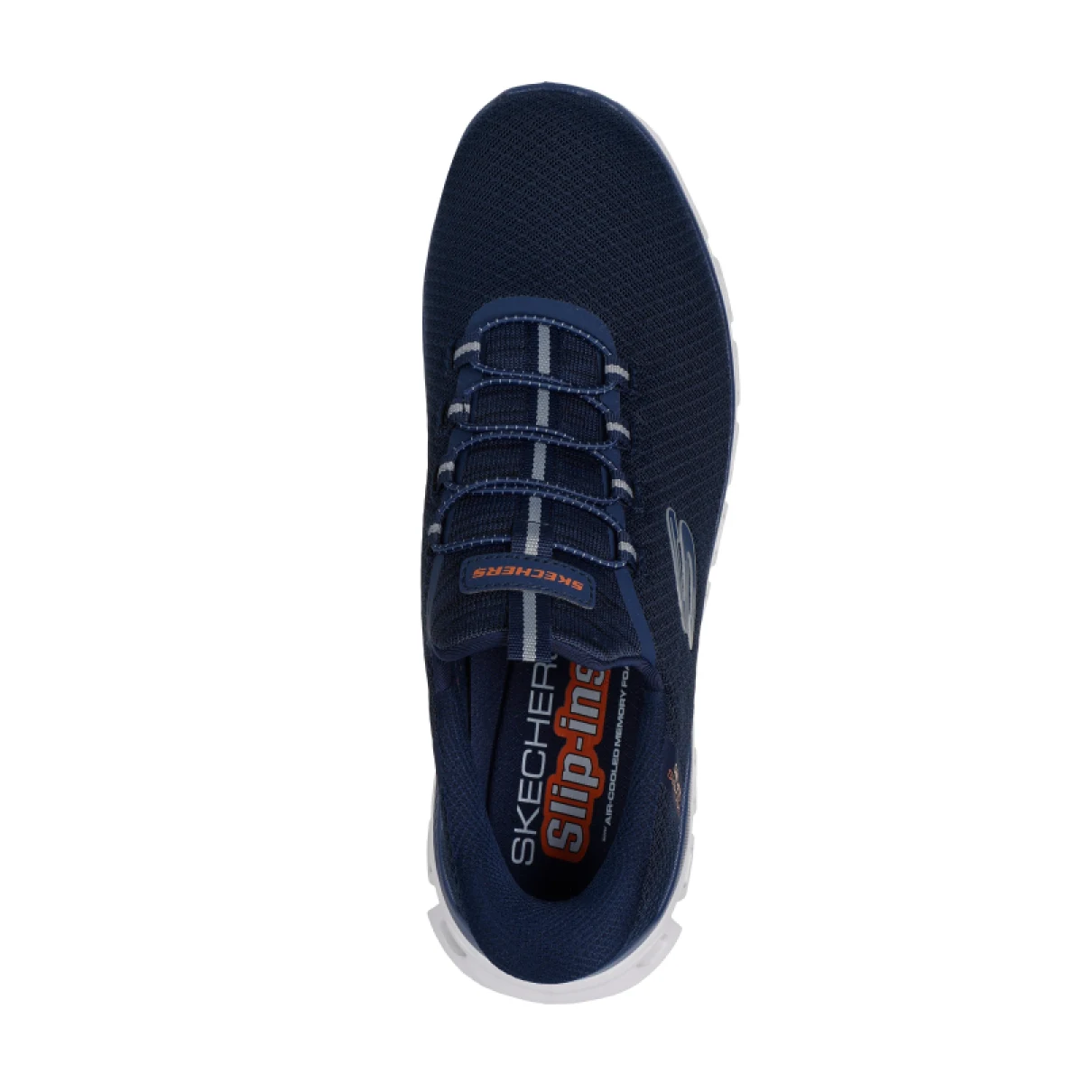 Pánska rekreačná obuv SKECHERS Glide Step Noxus Slip-Ins M navy white · záber 4