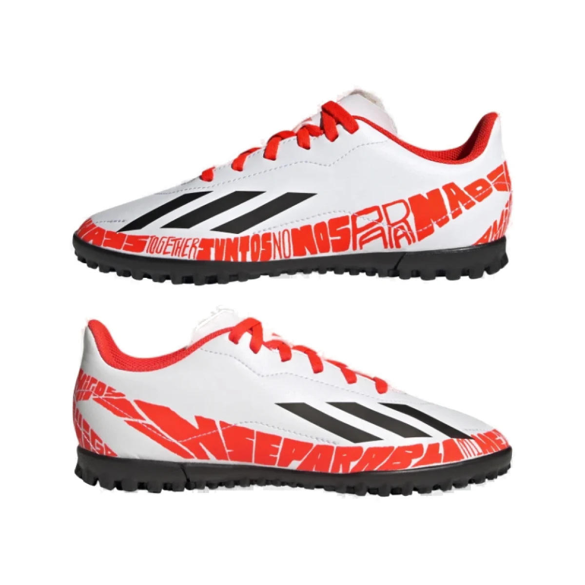 Juniorské futbalové kopačky turfy ADIDAS X Speedportal Messi.4 Jr TF cloud white core black solar red · záber 5