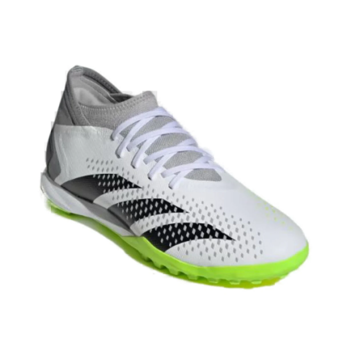 Pánske futbalové kopačky turfy ADIDAS Predator Accuracy.3 M TF cloud white core black lucid lemon · záber 1