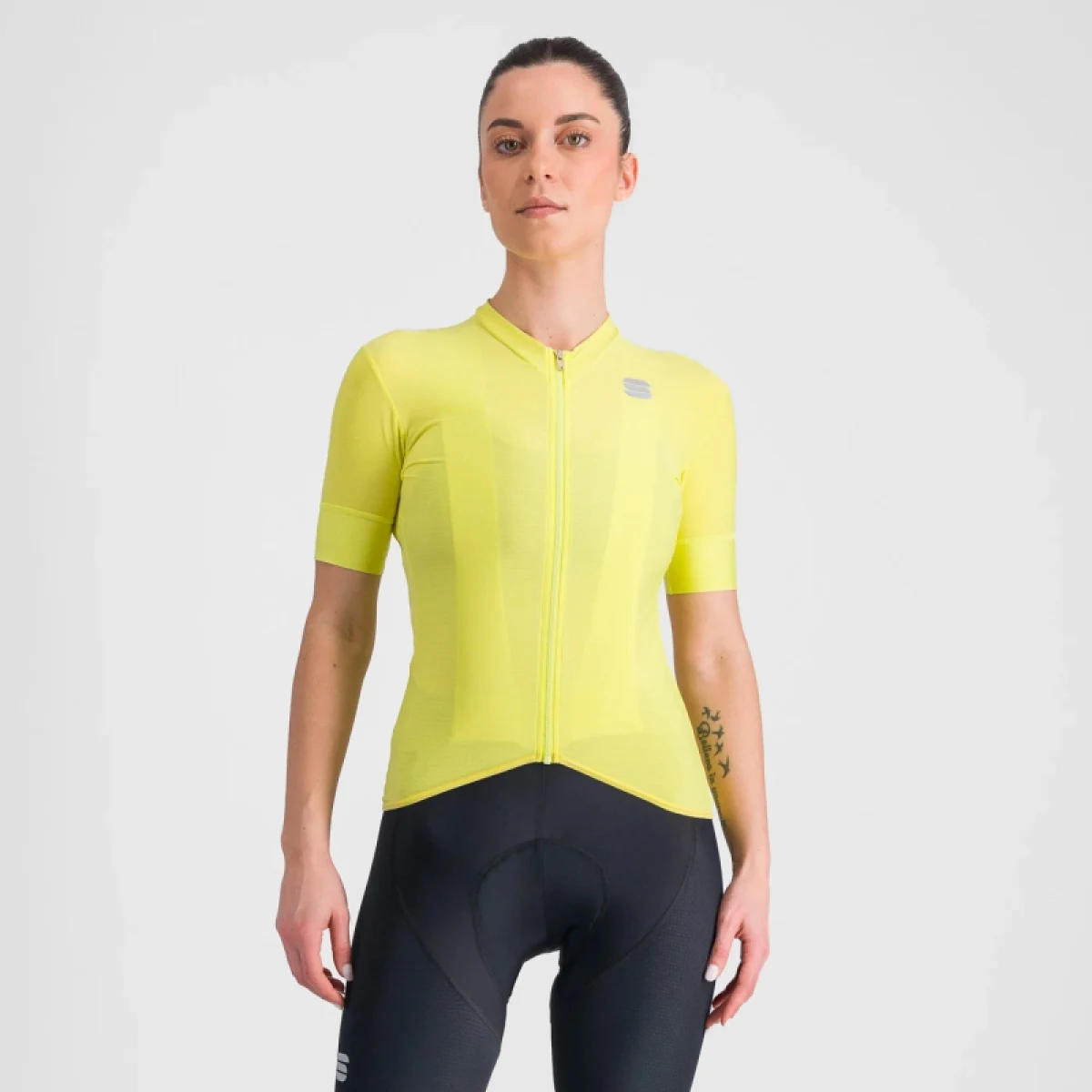 Dámsky cyklistický dres s krátkym rukávom SPORTFUL Monocrom w jersey, cedar · záber 2