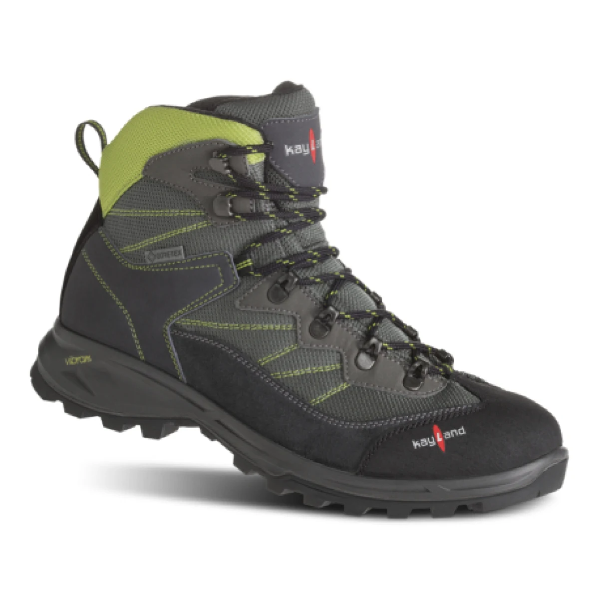 Pánska vysoká turistická obuv KAYLAND Taiga Evo Gtx, Grey Lime · záber 1