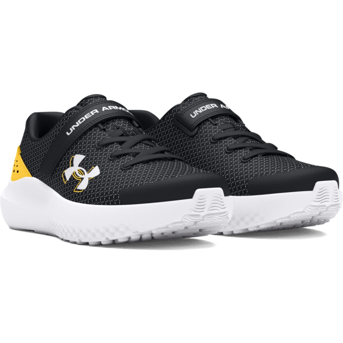 Chlapčenská športová obuv (tréningová) UNDER ARMOUR UA BPS Surge 4 black taxi white · záber 3