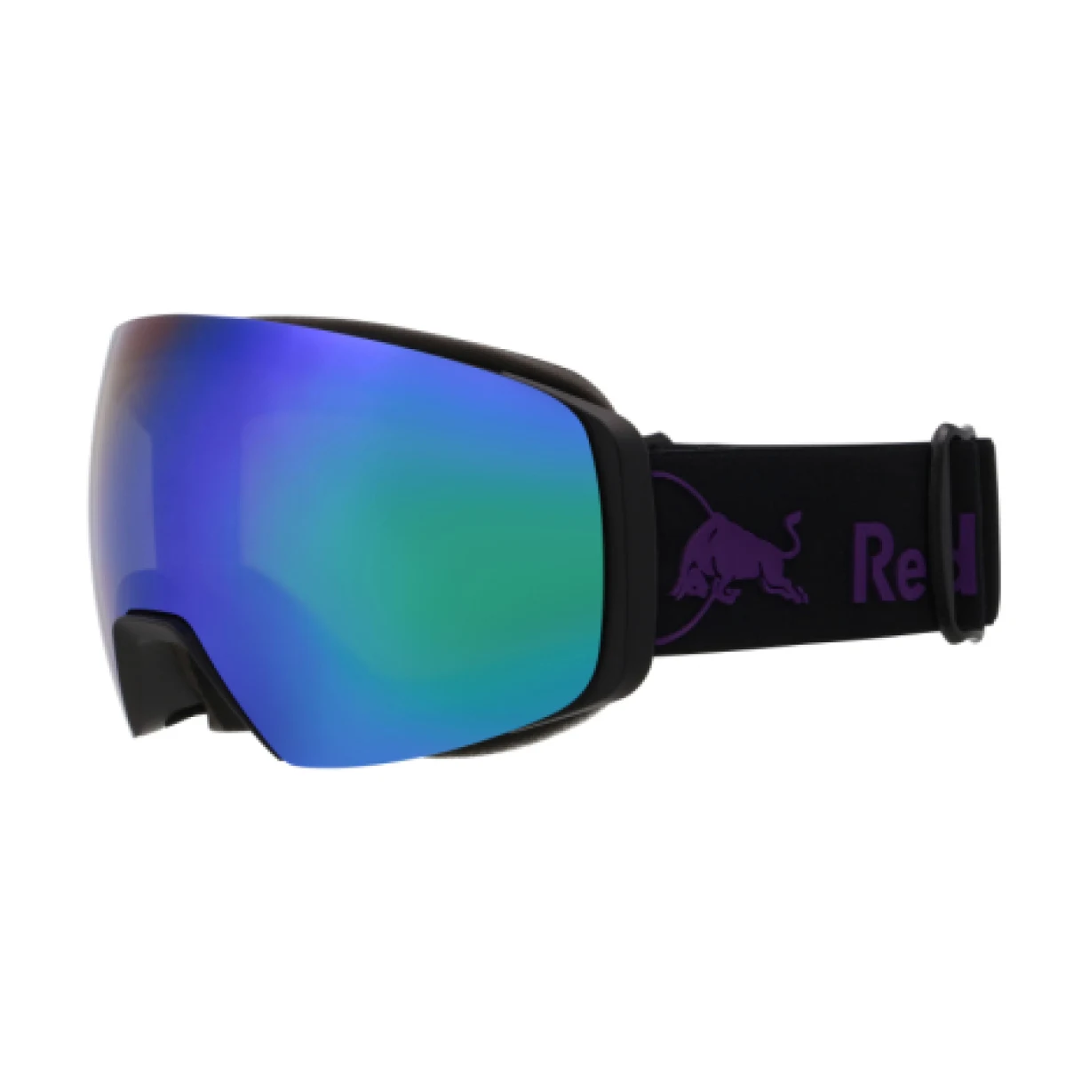 Lyžiarske okuliare RED BULL SPECT JON 06GR2, black brown with green mirror · záber 1