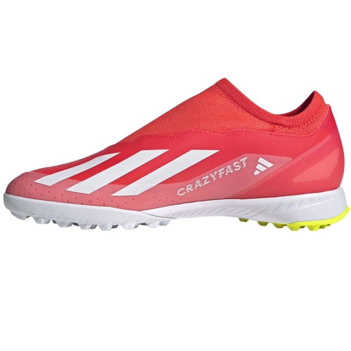 Pánske futbalové kopačky turfy ADIDAS X Crazyfast League LL M TF solar red white solar yellow · záber 2