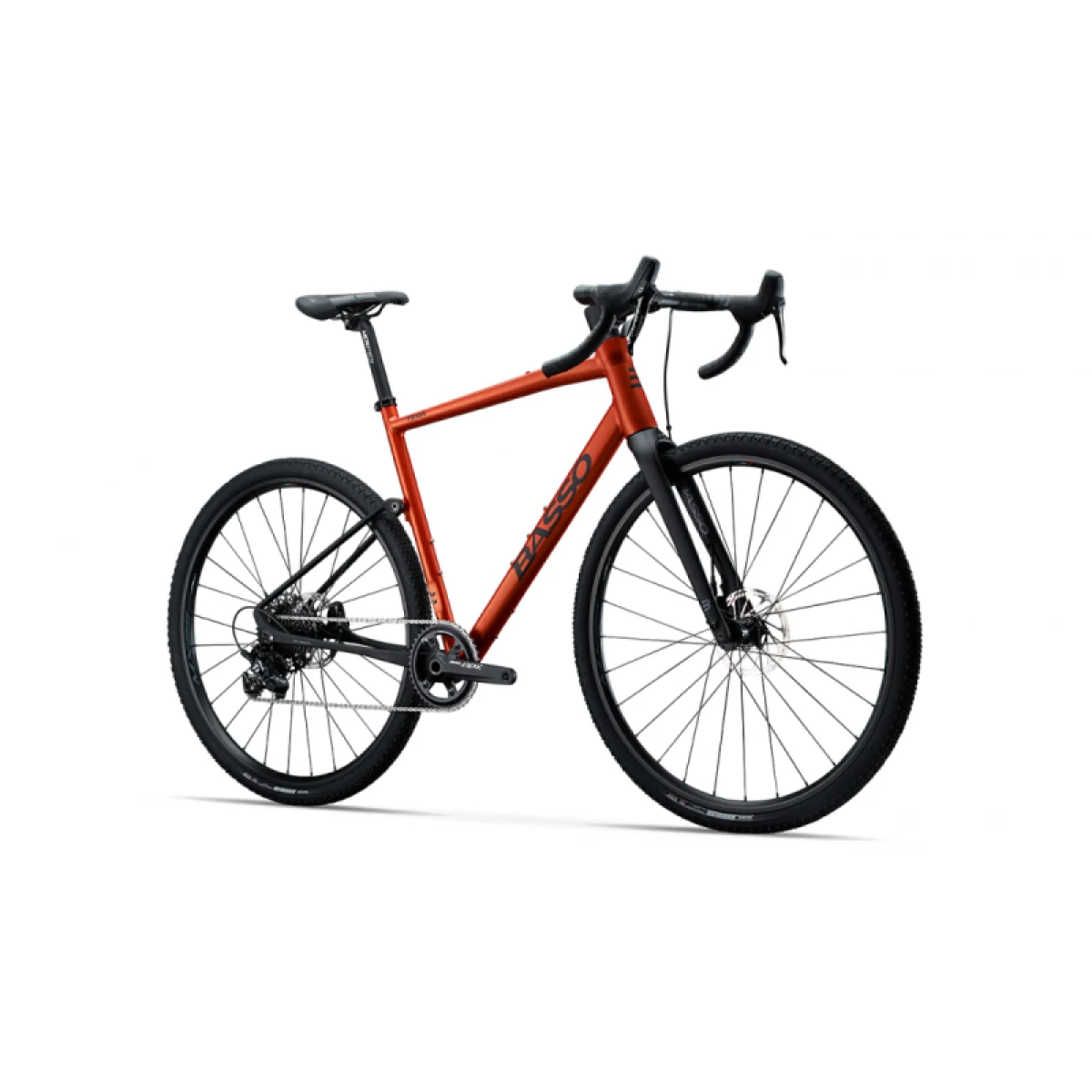 Gravel bicykel BASSO Tera, siena tera, Sram Apex, Microtech MX25 · záber 2
