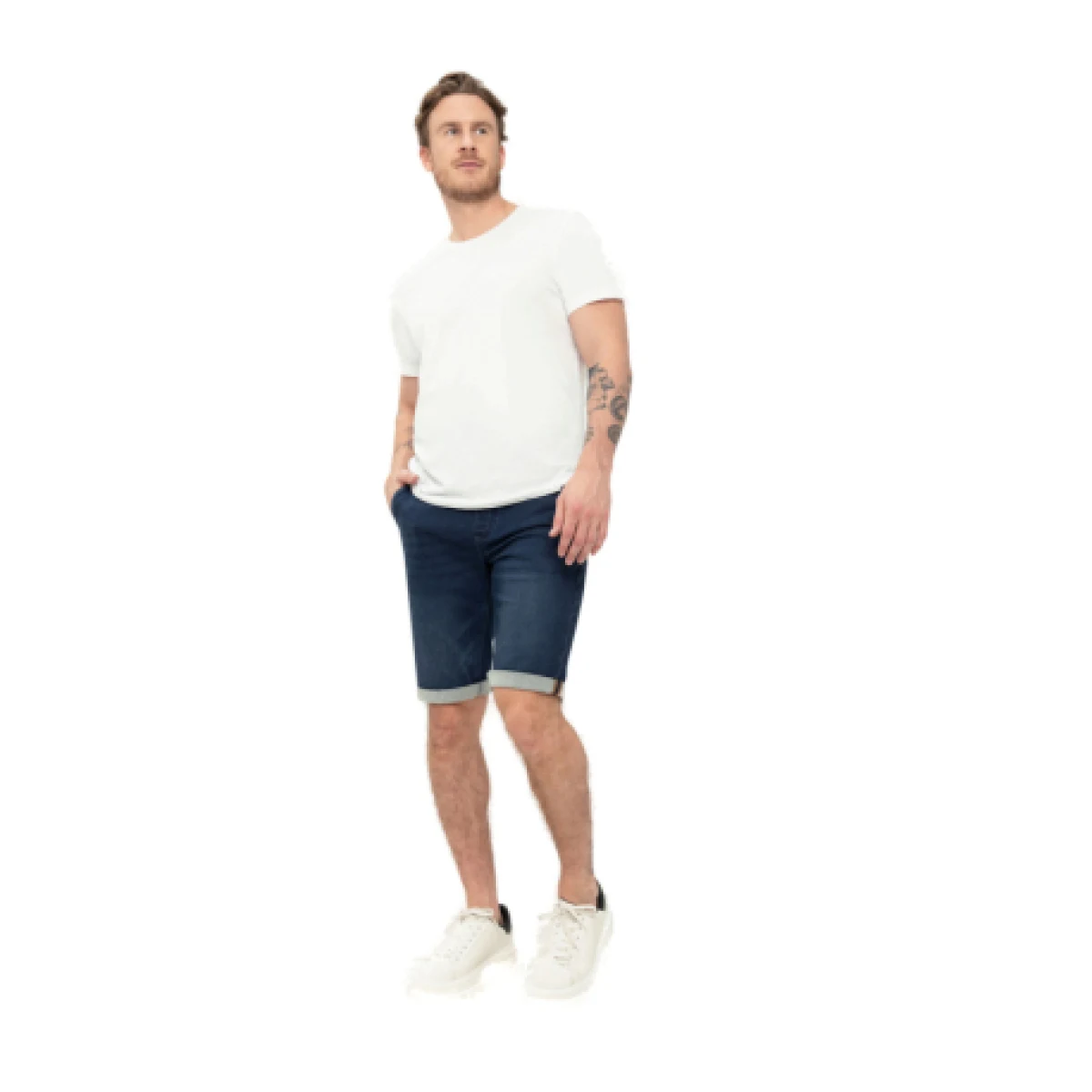 Pánske riflové kraťasy VOLCANO D-CARST-600-NAVY · záber 1