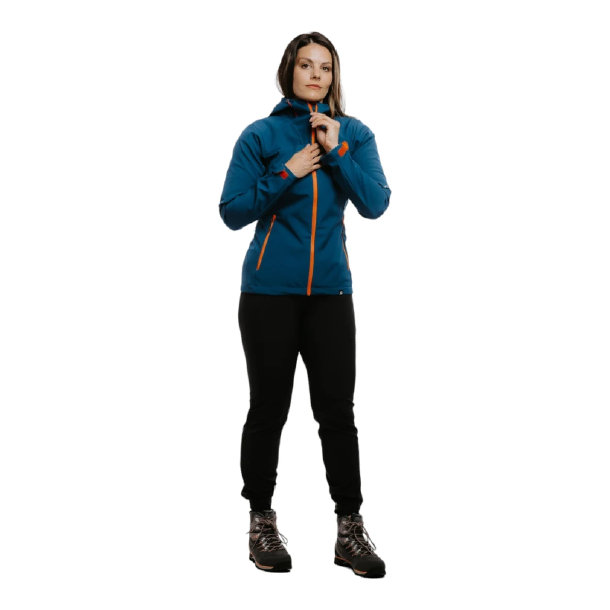 Dámska turistická softshellová bunda NORTHFINDER PATTY-526-inkblue · záber 4