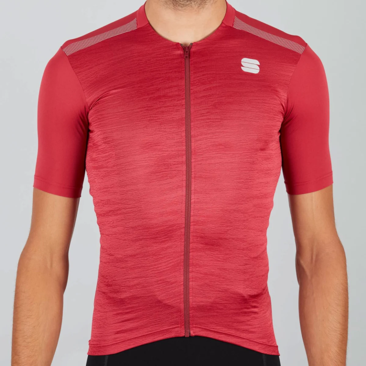 Pánsky cyklistický dres s krátkym rukávom SPORTFUL Supergiara jersey, red rumba · záber 2