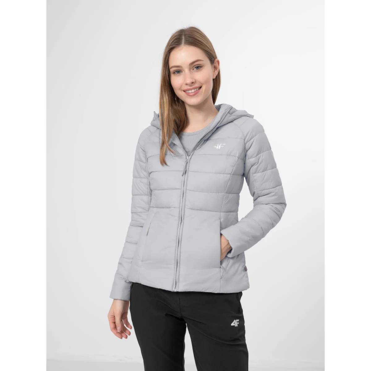 Dámska turistická bunda 4F WOMENS JACKET KUDP017-34S-LIGHT BLUE · záber 2