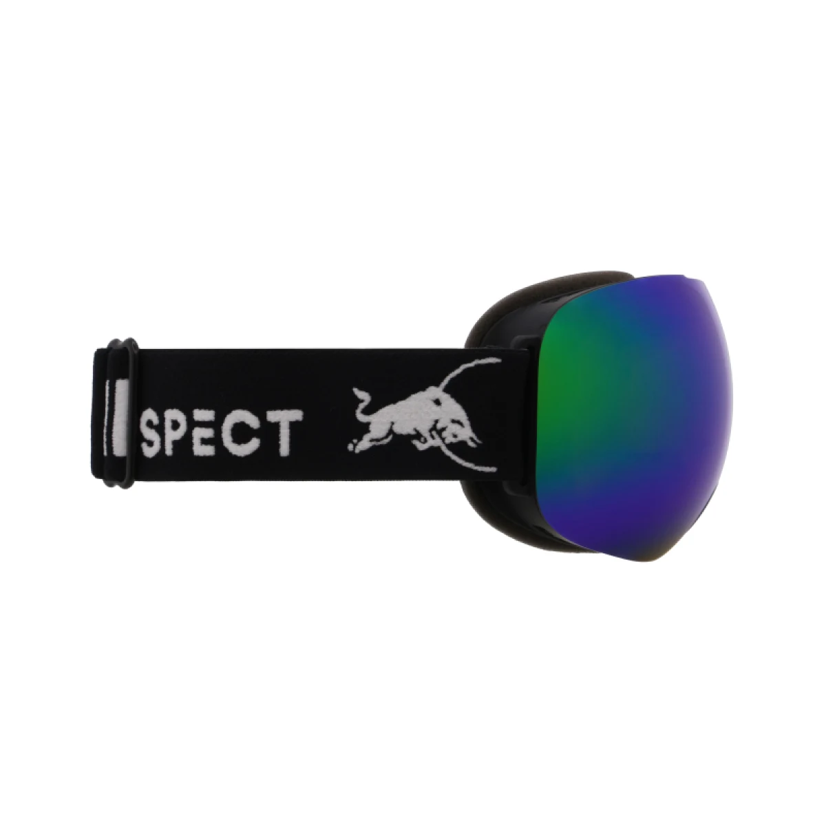 Lyžiarske okuliare RED BULL SPECT BENT-06GR3, black brown with green mirror · záber 3