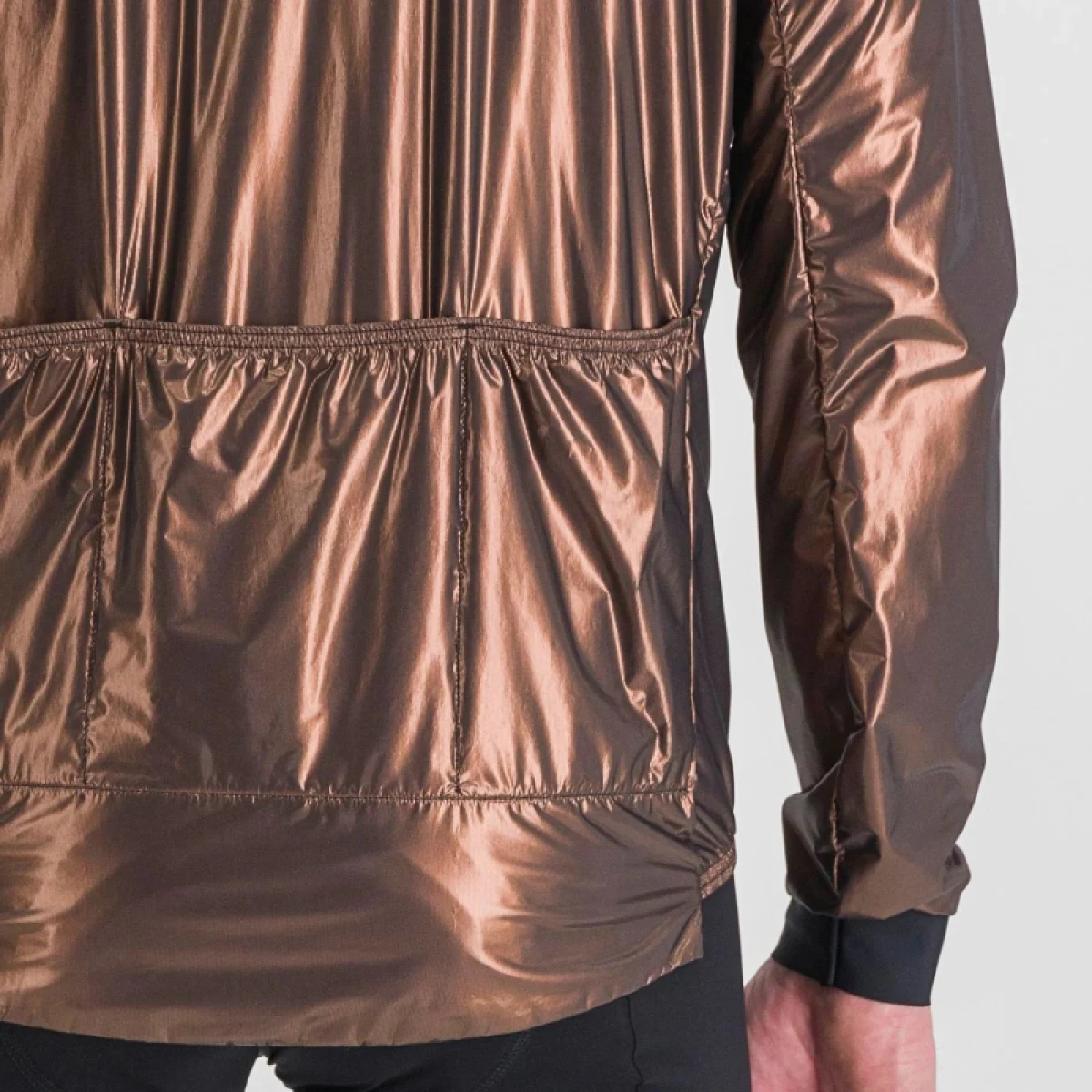 Pánska cyklistická bunda SPORTFUL Giara packable jacket, metal bronze · záber 5