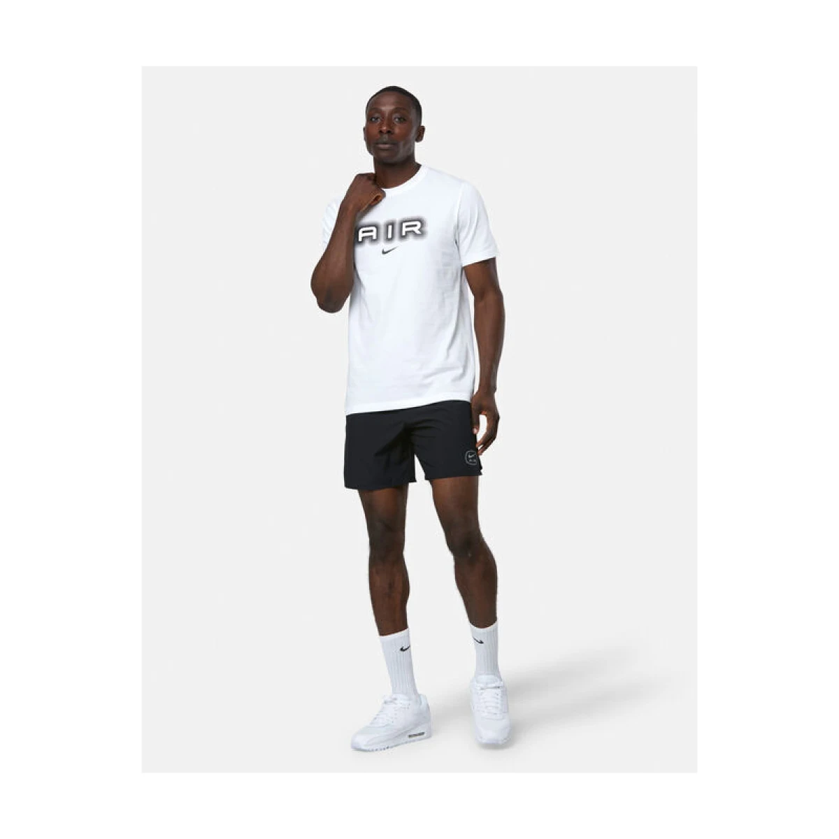 Pánske tréningové kraťasy NIKE M NSW SW AIR RUN SHORT-010 BLACK · záber 4