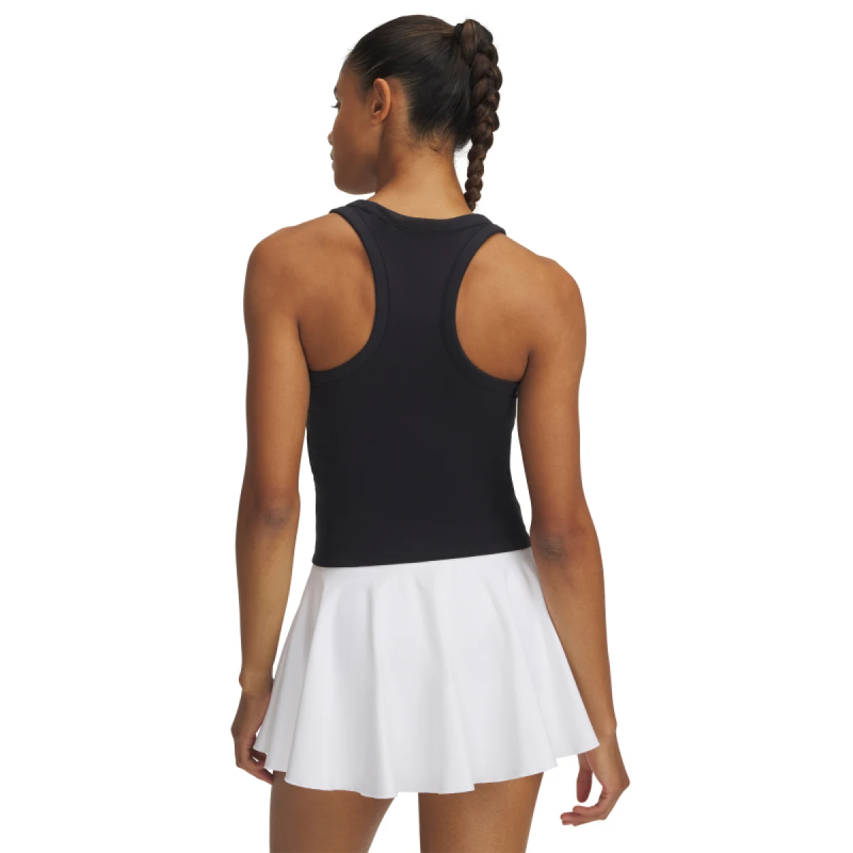 Dámske tréningové tielko UNDER ARMOUR Motion High Neck Tank-BLK · záber 3