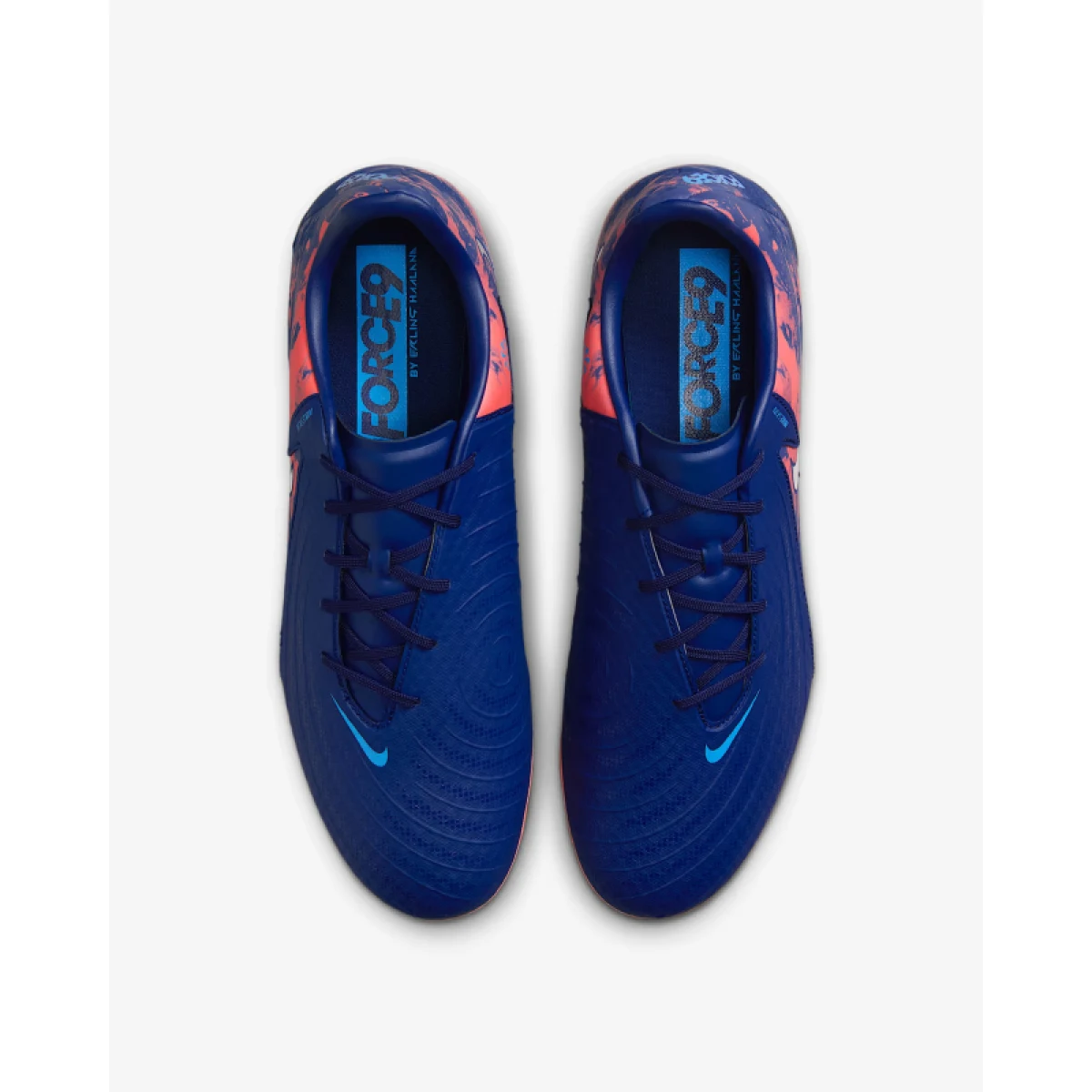 Pánske futbalové kopačky outdoorové NIKE Phantom GX II Academy Erling Haaland M FG MG blue void chrome · záber 5