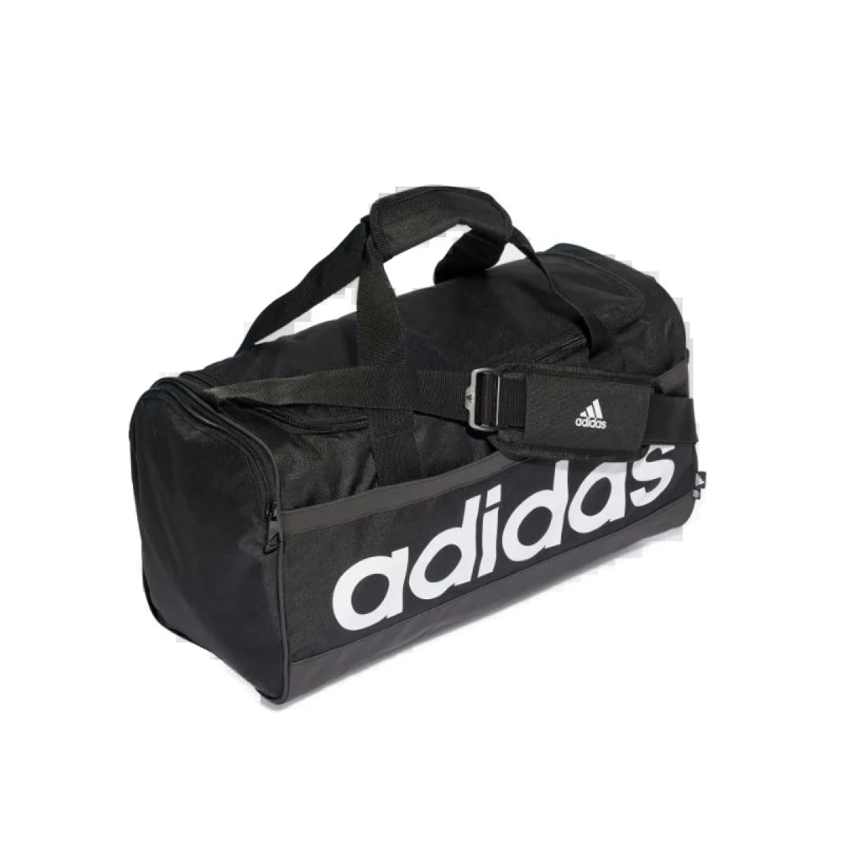 Cestovná taška ADIDAS LINEAR DUFFEL M BLACK WHITE · záber 2