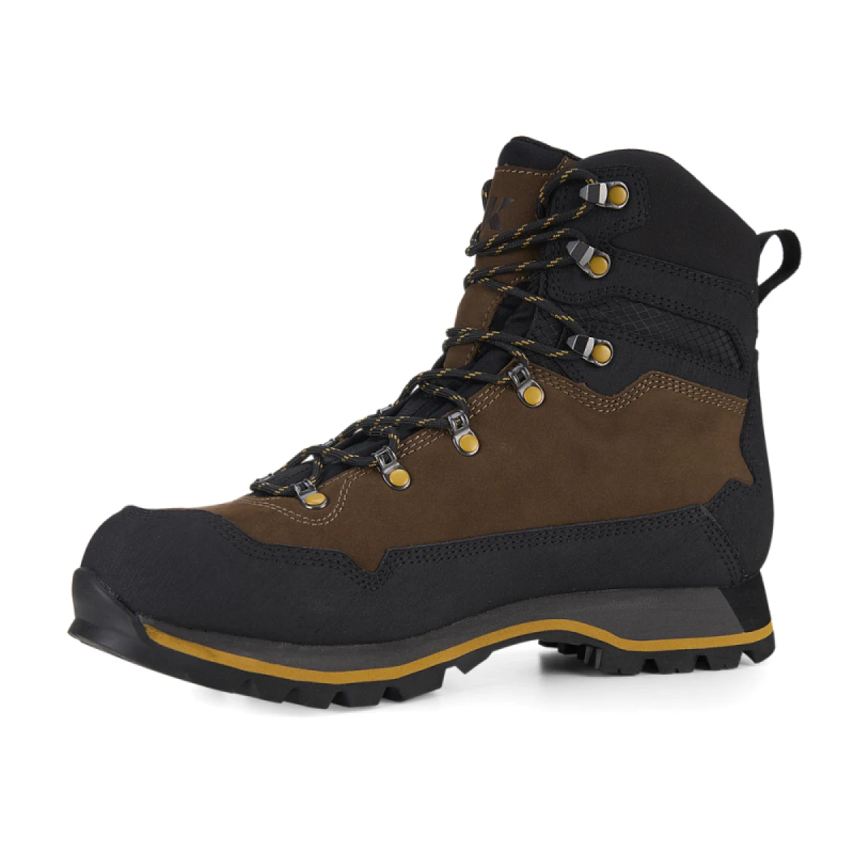 Pánska vysoká turistická celokožená obuv KAYLAND Vector Gtx, Black brown · záber 3