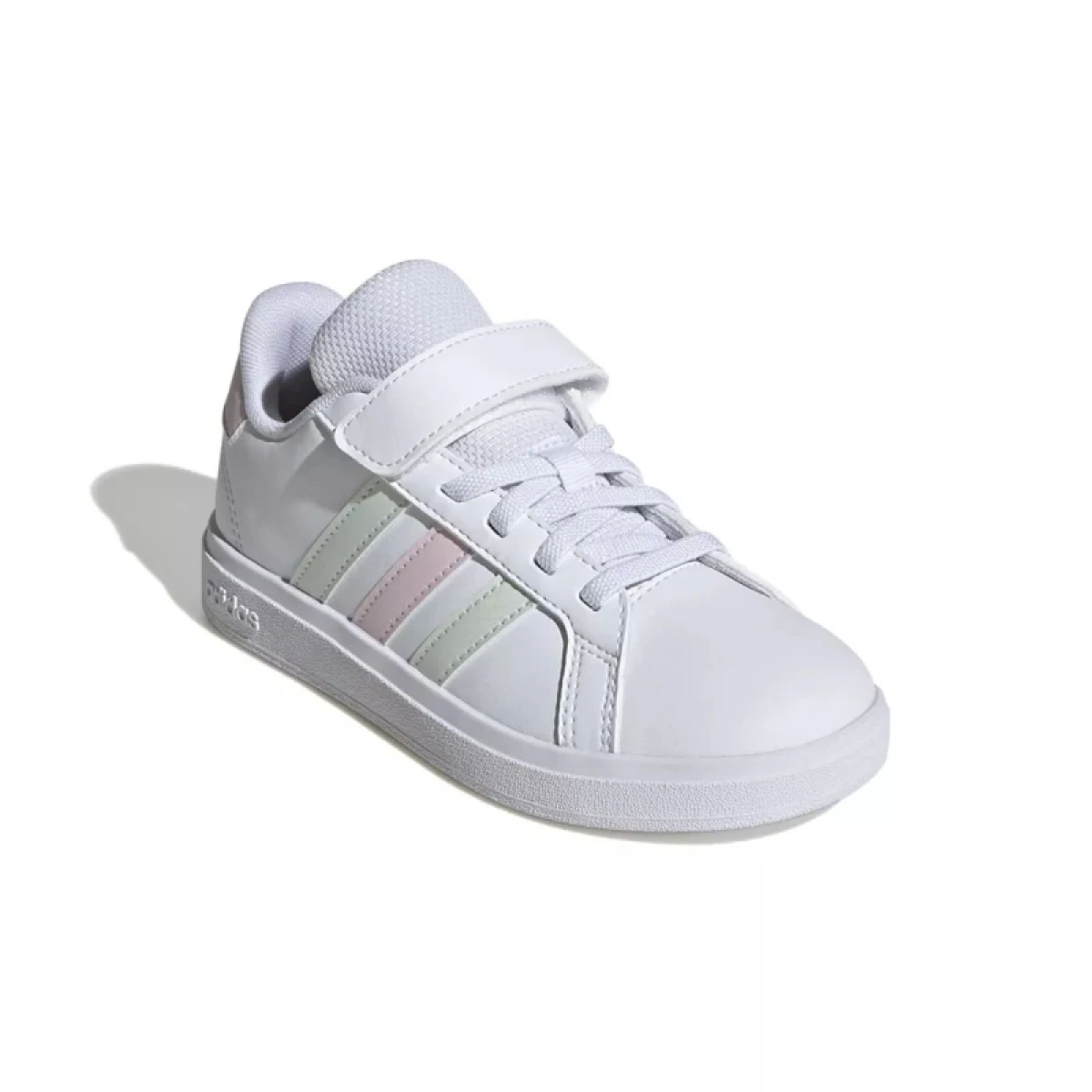 Dievčenská rekreačná obuv ADIDAS Grand Court 2.0 K cloud white clear pink · záber 3