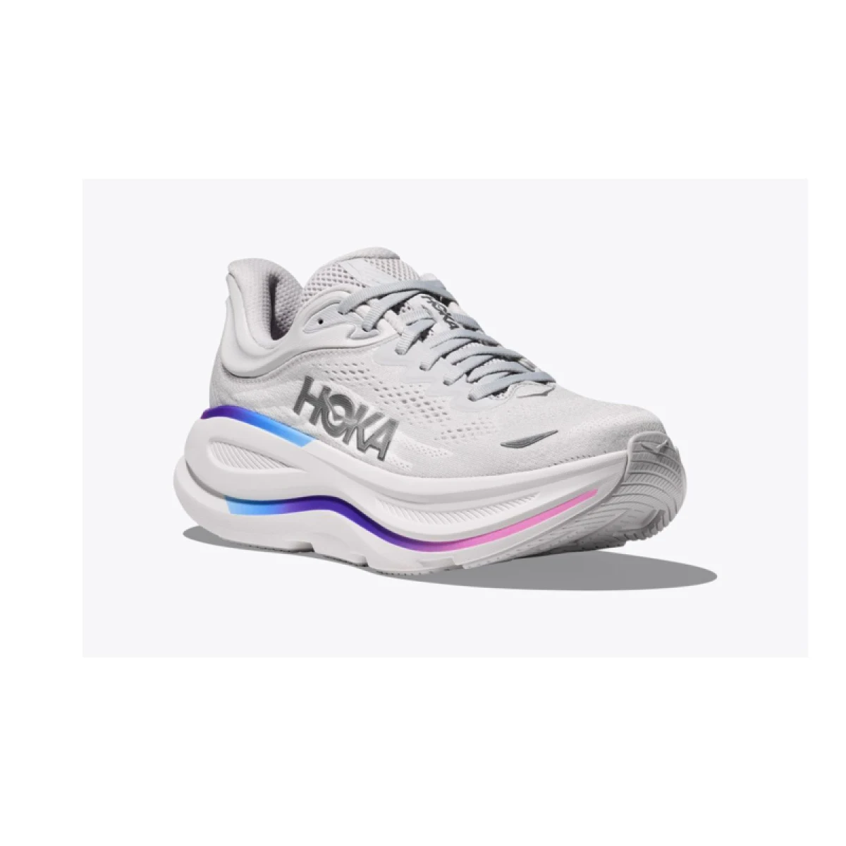 Dámska bežecká obuv HOKA Bondi 9 W cosmic grey white · záber 2